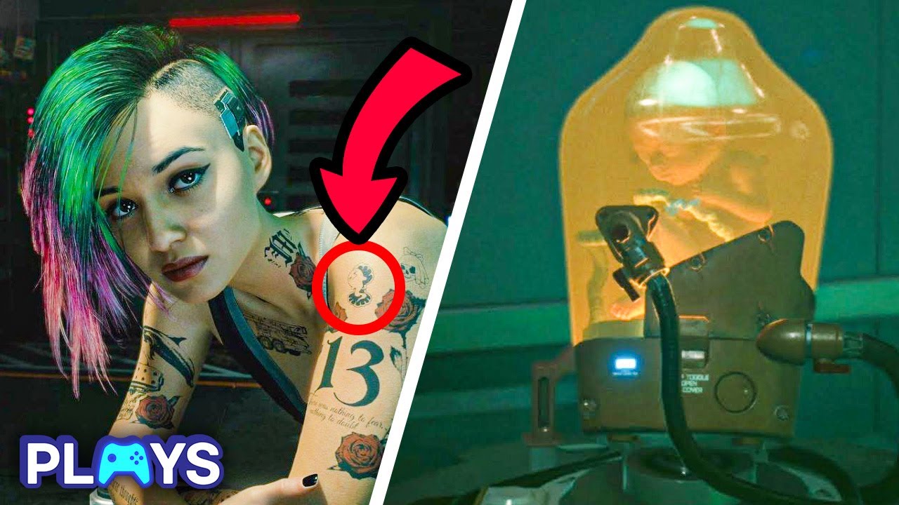 10 Cleverly Hidden Easter Eggs In Cyberpunk 2077 Game Videos 5548