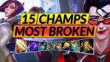 15 BROKEN CHAMPIONS with the NEW Mythic Items in Patch 10.23 – MAIN These Picks – LoL Guide