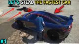 GTA V- Can We STEAL The FASTEST CAR in GTA 5 | GTA V KOENIGSEGG AGERA RS #1