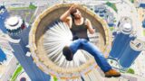 GTA 5 Jumping off Highest Buildings – GTA V Funny Moments #8