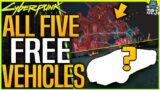 ALL 5 FREE MUST GET VEHICLES & LOCATIONS GUIDE – Cyberpunk 2077
