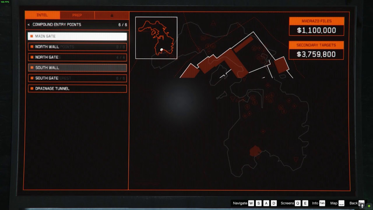 All GTA V Cayo Perico heist infiltration locations, escape points