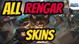 All Rengar Skins Spotlight League of Legends Skin Review