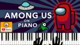 Among Us Sounds on Piano #shorts
