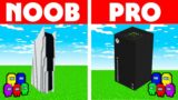 Among Us Vs Minecraft – NOOB VS PRO: XBOX SERIES X VS PLAYSTATION 5! Minecraft Among us Animation