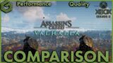 Assassins Creed Valhalla – Xbox Series X – Performance VS Quality Mode