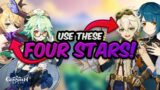 BEST 4-STAR CHARACTERS YOU SHOULD BE USING! – Full Guide |  Genshin Impact