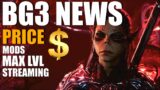 Baldur's Gate 3 News (Price, Max Level, Mods, Language, Streaming..)