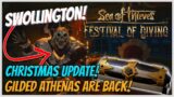 CHRISTMAS UPDATE! (+ TWITCH DROPS!) Festival of Giving! GILDED ATHENAS ARE BACK!!! – Sea of Thieves!