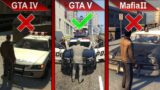 COPS LOGIC COMPARISON | GTA IV vs. GTA V vs. Mafia II | PC | ULTRA