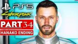CYBERPUNK 2077 HANAKO ENDING Gameplay Walkthrough Part 34 [PS5 60FPS] – No Commentary