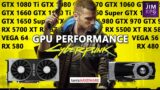 Cyberpunk 2077: Extrapolating OTHER GPU performance from Tom's Hardware's Benchmarks.