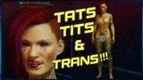 Cyberpunk 2077 Full Nude Female Character Customization All Options PS5
