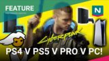 Cyberpunk 2077 – PC vs PS4 vs PS4 Pro vs PS5 – Frame Rates and Performance Analysed! (4k60)