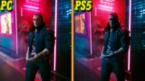 Cyberpunk 2077 | PC vs PS5 | 4K Gameplay Graphics Comparison | 2020