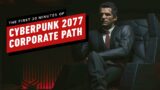 Cyberpunk 2077: The First 20 Minutes of Corporate Path Gameplay (4K 60fps Ultra RTX)