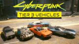 Cyberpunk 2077 Tier 3 Vehicles