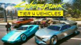 Cyberpunk 2077 Tier 4 Vehicles