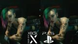 Cyberpunk 2077 Xbox Series X vs PS5 vs Xbox One vs PS4 GRAPHICS AND FRAME RATE COMPARISON!