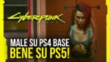 Cyberpunk 2077, male su PS4 base… molto MEGLIO su PS5!