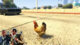 Different animals driving Cars and Accident in GTA V