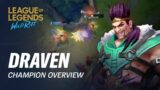 Draven Champion Overview | Gameplay – League of Legends: Wild Rift