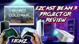 EZCast Beam V3 REVIEW | Xbox Series X & PS5 on a PROJECTOR at 120hz?