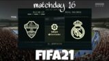 FIFA 21 ELCHE vs REAL MADRID gameplay(PS5/XBOX SERIES X NEXT-GEN)