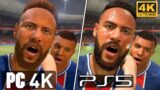 FIFA 21 PS5 Next Gen vs PC 4k Ultra Settings – Graphics, Gameplay, Player Animation!