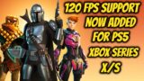 Fortnite How To Get 120 FPS PS5 Xbox Series X/S NEW UPDATE