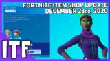 Fortnite Item Shop *NEW* SNOWBELL SKIN! [December 23rd, 2020] (Fortnite Battle Royale)
