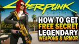 Free Secret Legendary Iconic Weapons & Armor In Cyberpunk 2077