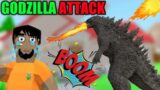 GODZILLA ATTACK ON DUDE CITY || SASTI GTA V || HARSH IN GAME