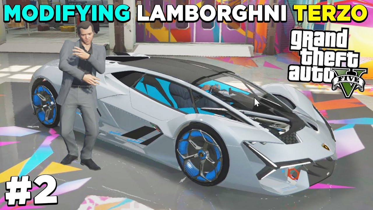 GTA 5: MODIFYING LAMBORGHINI TERZO!!! (GTA V GAMEPLAY #2) - Game videos