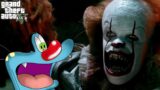 GTA 5: PENNYWISE IT GHOST KILLED OGGY? | GTA V PENNYWISE GAMEPLAY