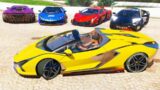 GTA 5 Stealing Super Cars with Franklin #26 (GTA V Expensive Cars)