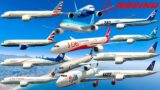GTA V: Boeing 787-8 Dreamliner Airplanes Best Extreme Longer Crash and Fail Compilation (60FPS)