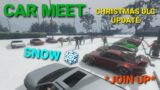GTA V – CAR MEET & festive suprise countdown (SNOW)