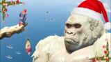 GTA V Crazy Ragdolls | SPIDERMAN FOUND Giant King Kong on Christmas Day Jumps/Fails #10