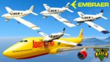 GTA V: Embraer EMB 712 Airplanes Best Extreme Longer Crash and Fail Compilation