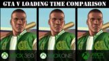 GTA V Loading Time Comparison (360, XONE, XBOX SERIES X)