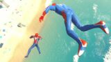 GTA V Water Ragdolls | SPIDERMAN Jumps/Fails ep.25 (Euphoria physics | Funny Moments)