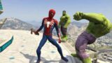 GTA V Water Ragdolls SPIDERMAN VS HULK & PANTHER GTA 5 Superhero Battle, Euphoria Physics,JumpFails