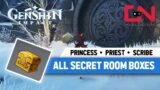 Genshin Impact Princess Box, Priest Box & Scribe Box locations – How to unlock SECRET ROOM Gate