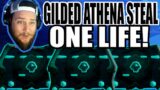 Gilded Athena Steal ONE Life -Sea of Thieves ft. Ghostman327, RiskyRob