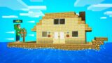 I Built A MINECRAFT HOUSE BOAT And It ACTUALLY WORKS!