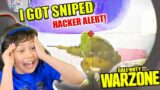 I GOT SNIPED by PC HACKERS on Call of Duty COD WARZONE