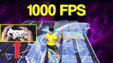 I played controller on Fortnite with 1000 FPS…