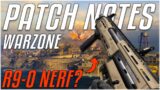 IS THE R9-0 NERFED? Official Patch Notes, Update Time, & More! [Cold War Warzone]