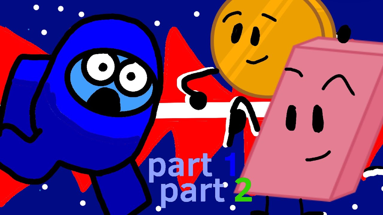 If Among Us Was A Bfdi Challenge Part 1and2 Amongbfbmap Game Videos ...